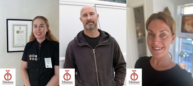 Sju mstare hyllar hantverket i sterker  