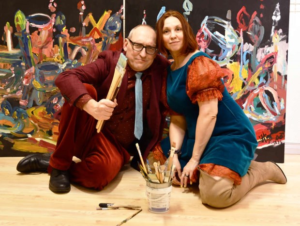 Färgstarkt och uttrycksfullt på Länsmansgården Färgstarkt och uttrycksfullt på Länsmansgården