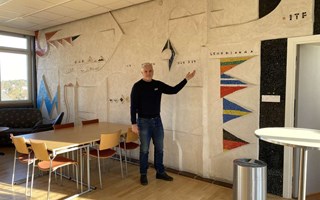 Upprorisk konst i Runös korridorer