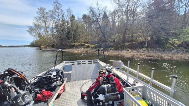 Dykningar frdiga  ingen fornlmning vid Ns udde  