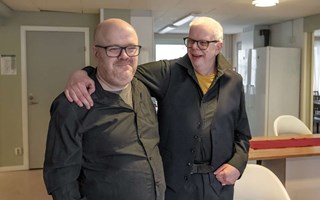 Patrik och Gunnar laddar f�r Funkisfestivalen