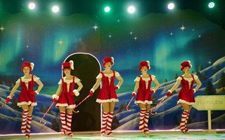 Elin gl�nser i Kolm�rdens isshow