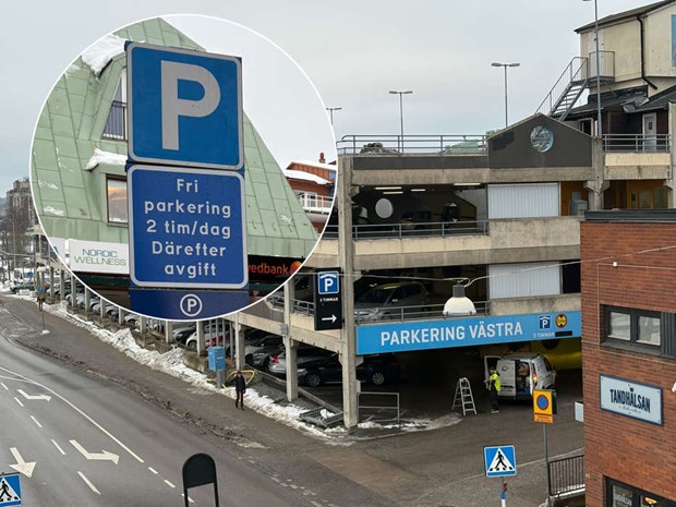 Nedkortad fri parkering upprör Nedkortad fri parkering upprör
