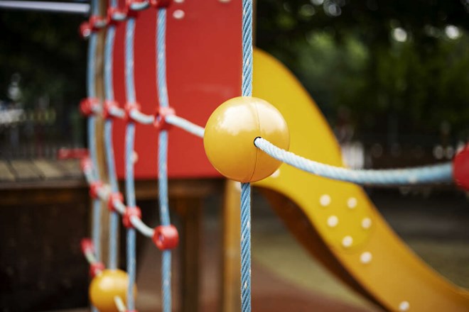 Ljuster� f�r kommunal lekplats 