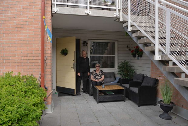 Här bor grannarna på taket ovanför torglivet Här bor grannarna på taket ovanför torglivet