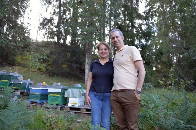 Från USA till åtta bikupor i Svinninge